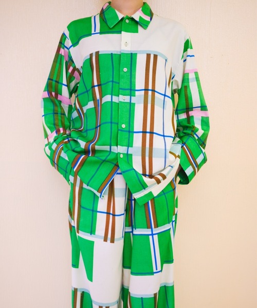 PAMM（パム） パジャマ ルームウェア ロビンソンチェックのパジャマ