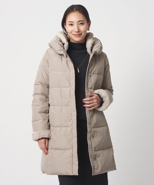 A DAY IN THE LIFE ダウンコート ダウンジャケット フェイクファー