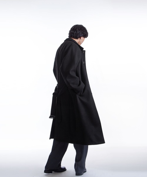 ZIP FIVE -White Line- ステンカラーコート コート 「White Line
