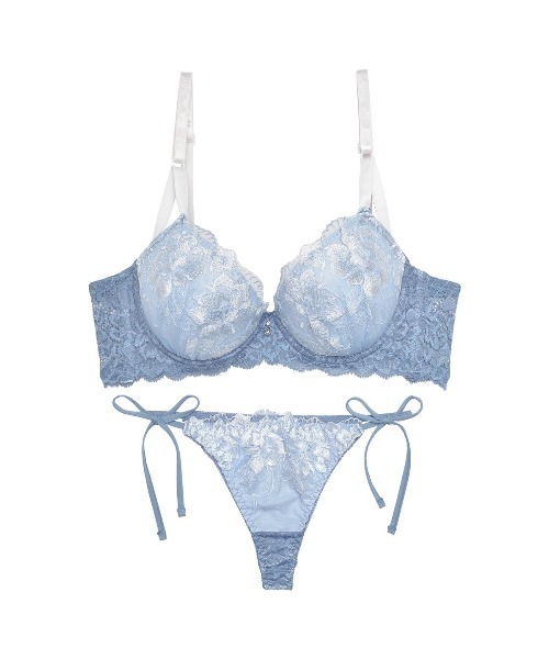 ブラジャー ショーツセット ダスティ クイーンローズ 育乳 脇高