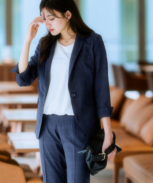 7days Life Styling セットアップ 「うすカル・洗える」シャドー