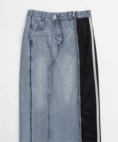 MAISON SPECIAL（メゾンスペシャル） デニムスカート Zip Design Denim