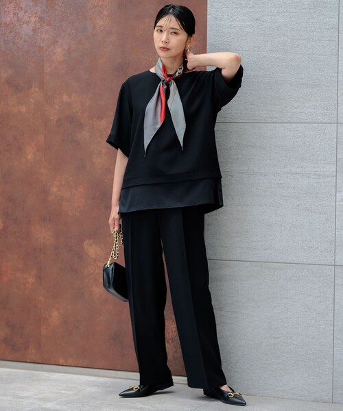 23区（ニジュウサンク） パンツ 「新色追加/洗える」ストレッチジョー