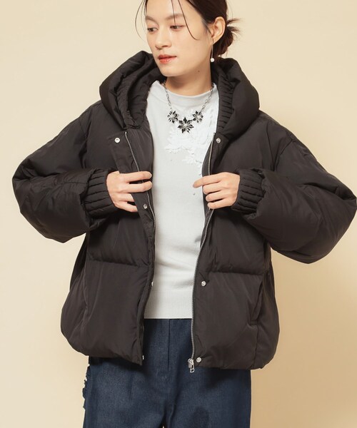 SunaUna（スーナウーナ） ダウンコート ダウンジャケット 「プリーツ