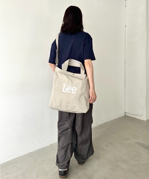 Lee（リー） トートバッグ BIG 2WAY トートバッグ/ロゴ刺繍/A3収納