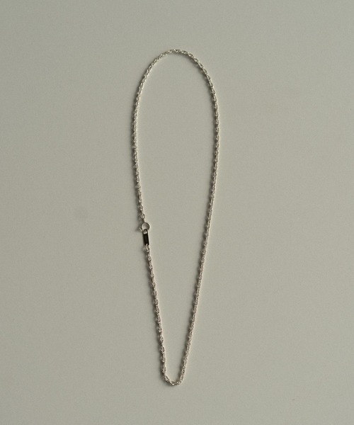 WYM LIDNM ネックレス Silver 925 CROSS-LINK CHAIN NECKLACE メンズ