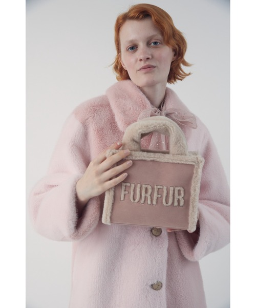 FURFUR（ファーファー） ステンカラーコート コート パッチワークエコ