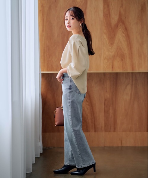 ジーンズ デニム デニムパンツ COHINA DENIM セミワイドストレート