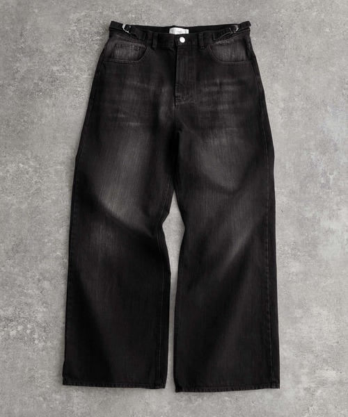 ADRER（アドラー） ジーンズ vintage side belt flare denim slacks