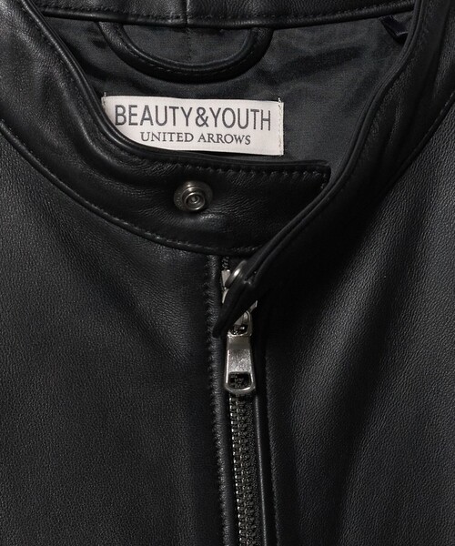 BEAUTY＆YOUTH UNITED ARROWS 革ジャン ライダース シープレザー