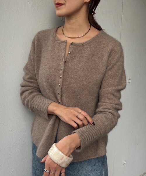 SHENERY（シーナリー） カーディガン ラクーンペプラムカーディガン