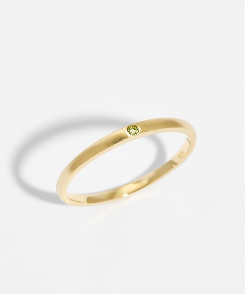 Jewel closet by L&Co. 指輪 リング 「誕生石」K10 マットテクスチャー