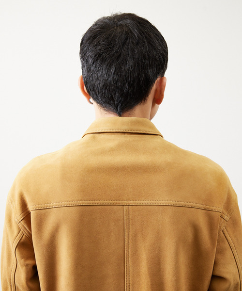 SLOW コート ジャケット スロウ / Leather mix Jacket シープレザー