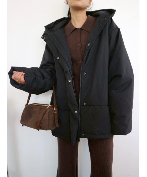 TRUNC ダウンコート ダウンジャケット Thermal Tech Belted Coat