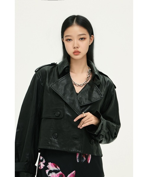 ALLSAINTS（オールセインツ） トレンチコート コート HENDRY CROPPED