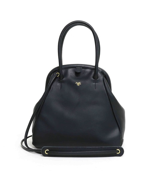 sot（ソット） トートバッグ 公式 ELEGANZAレザー 2way がま口