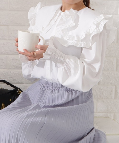 Lace Ladies（レースレディース） ブラウス シャツ ダブルラウンド