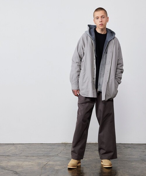 BEAMS（ビームス） シャツ ベースボール ストライプ シャツ メンズ