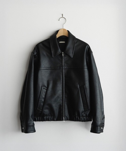 WYM LIDNM ブルゾン アウター ARTIFICIAL GRAIN / FAUX SUEDE ZIP