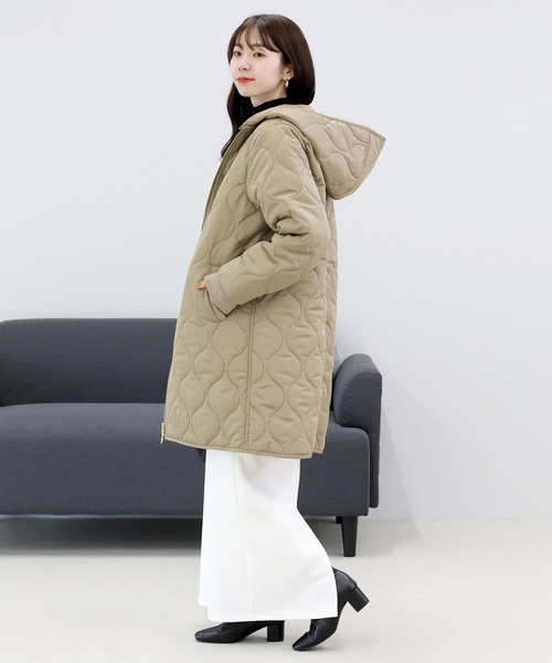 Aletta vita ダウンコート ダウンジャケット ファーライナー付マルチ