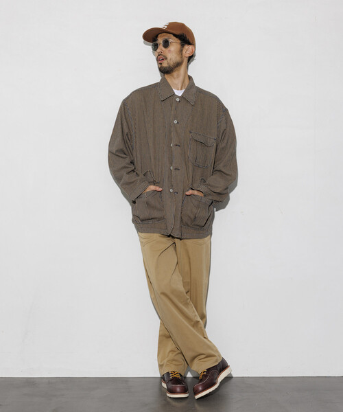 HINSON ブルゾン アウター HINSON/ヒンソン デニム ハンティング