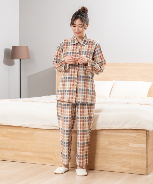 DAKS（ダックス） パジャマ ルームウェア 「DAKS」リップルプリント