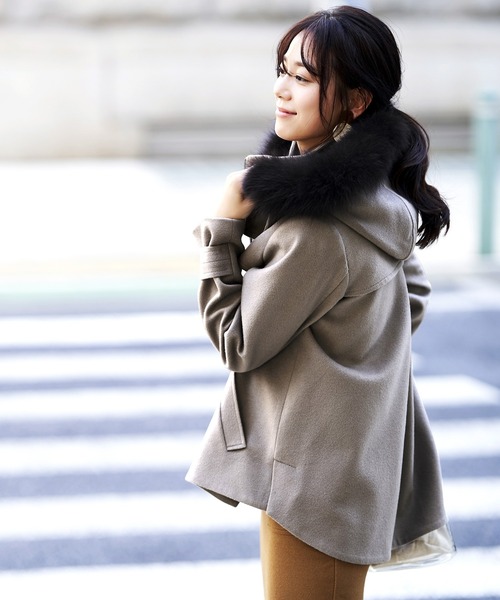 RUIRUE BOUTIQUE（ルイルエブティック） ダッフルコート M モカ