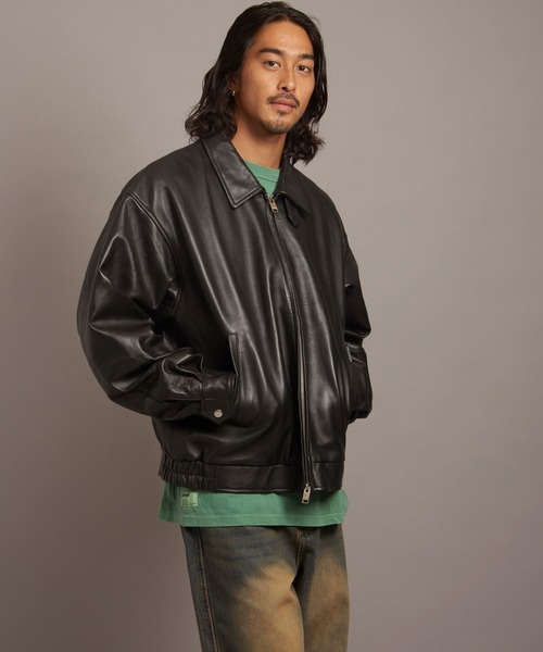 SKOOKUM（スクーカム） 革ジャン ライダース SKOOKUM.JE LAMB LEATHER