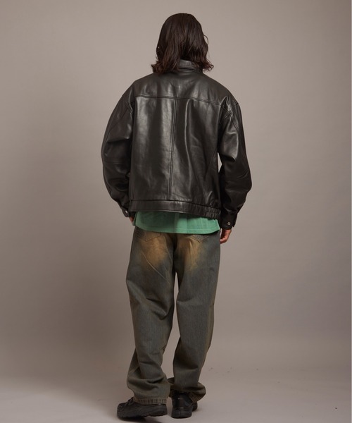 SKOOKUM（スクーカム） 革ジャン ライダース SKOOKUM.JE LAMB LEATHER