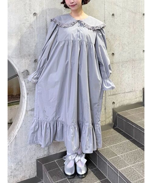 merry jenny（メリージェニー） ワンピース フリルカラーギャザー