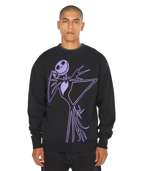 HUF（ハフ） トレーナー スウェット JACK SKELLINGTON CREW メンズ