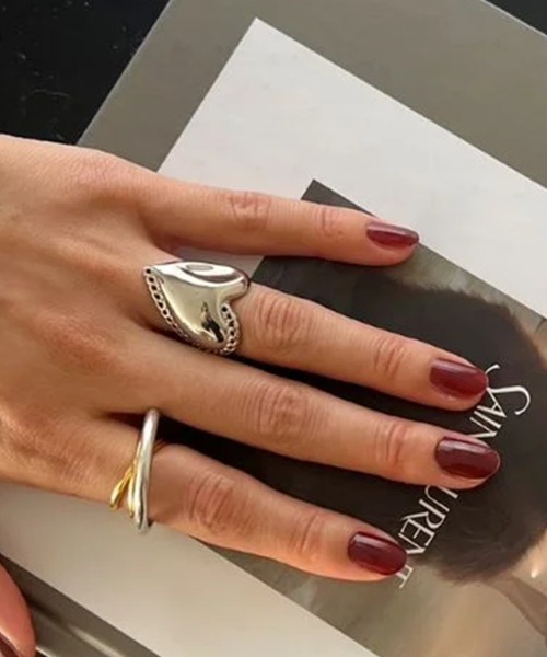 LOHME（ローム） 指輪 リング 「LOHME/ローム」Big Heart Chain Ring