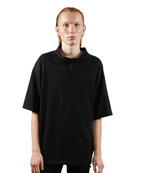 GalaabenD（ガラアーベント） tシャツ ドローコードモックネックT