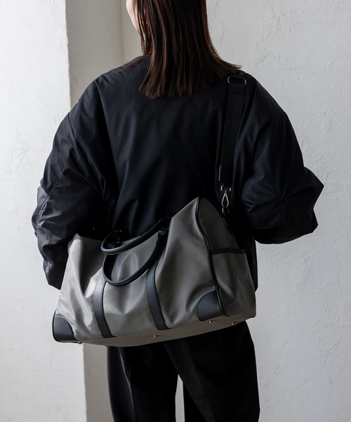 VitaFelice（ヴィータフェリーチェ） ボストンバッグ 本革×ナイロン
