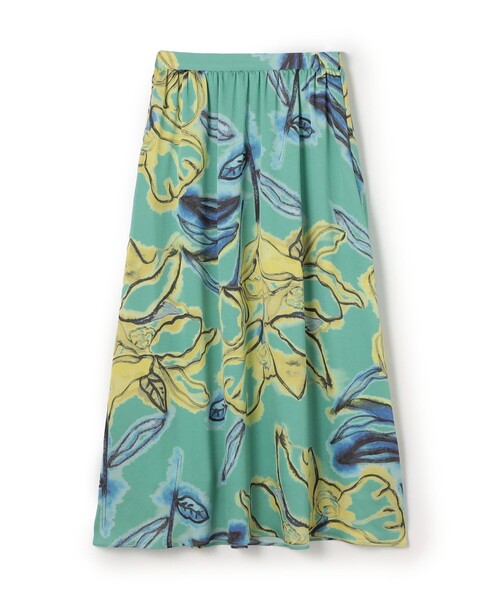 Ballsey（ボールジィ） スカート ドゥードルフラワープリント ロング