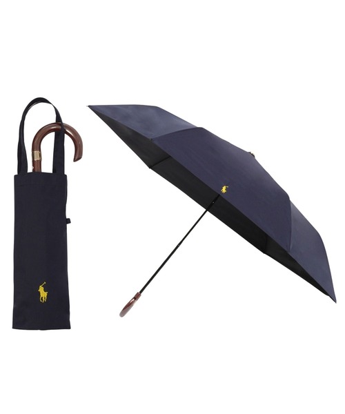 POLO RALPH LAUREN（ポロ・ラルフローレン） 折りたたみ傘 遮光 晴雨