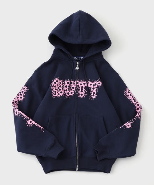 BoTT（ボット） パーカー BANG LOGO ZIP HOODIE メンズ : ZOZOTOWN