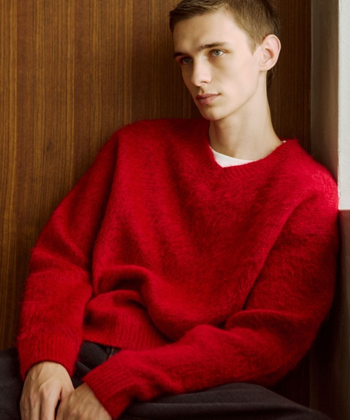ADAM ET ROPE'（アダムエロペ） セーター ニット モヘアミックス