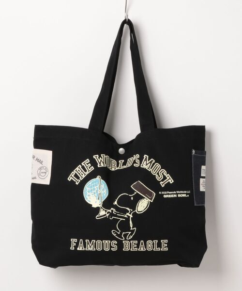 SNOOPY×OLD BETTY'S トートバッグ スヌーピー「SNOOPY」Heavy Canvas