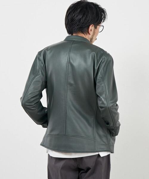 MEN'S MELROSE 革ジャン ライダース シープナッパシングルライダース