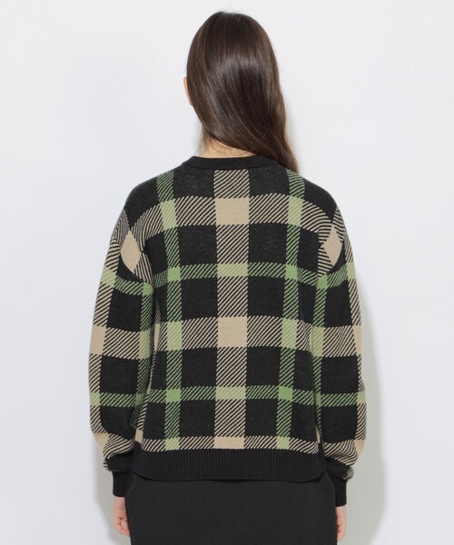 CB CRESTBRIDGE ニット セーター クレストブリッジチェックジャカード