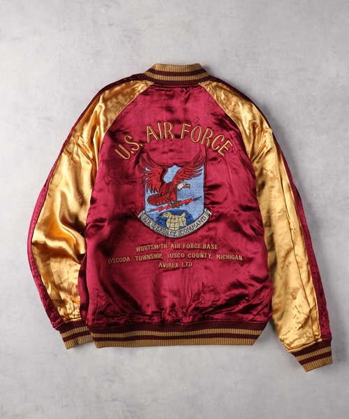 AVIREX（アヴィレックス） スカジャン 「AVIREX」ベルベットスカジャン