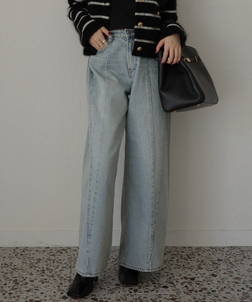 anuans（アニュアンス） ジーンズ デニム デニムパンツ サイドタック