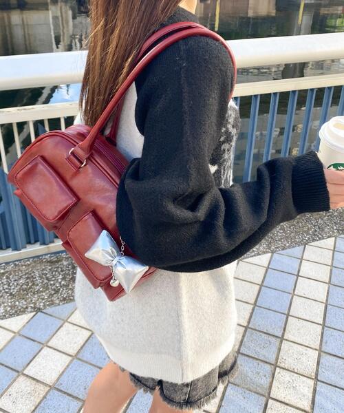 WEGO（ウィゴー） ボストンバッグ WEGO/チャーム付きボストンバッグ