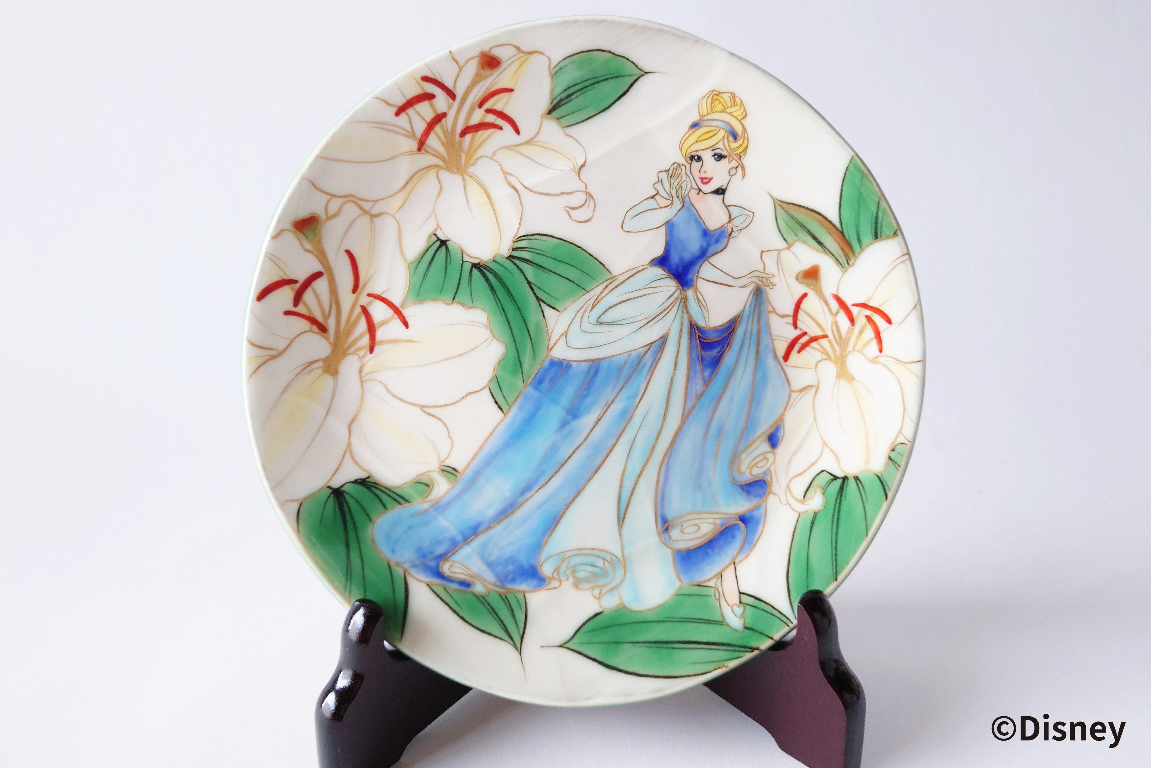 ディズニープリンセス シンデレラ 飾皿【ディズニー/京都伝統工芸