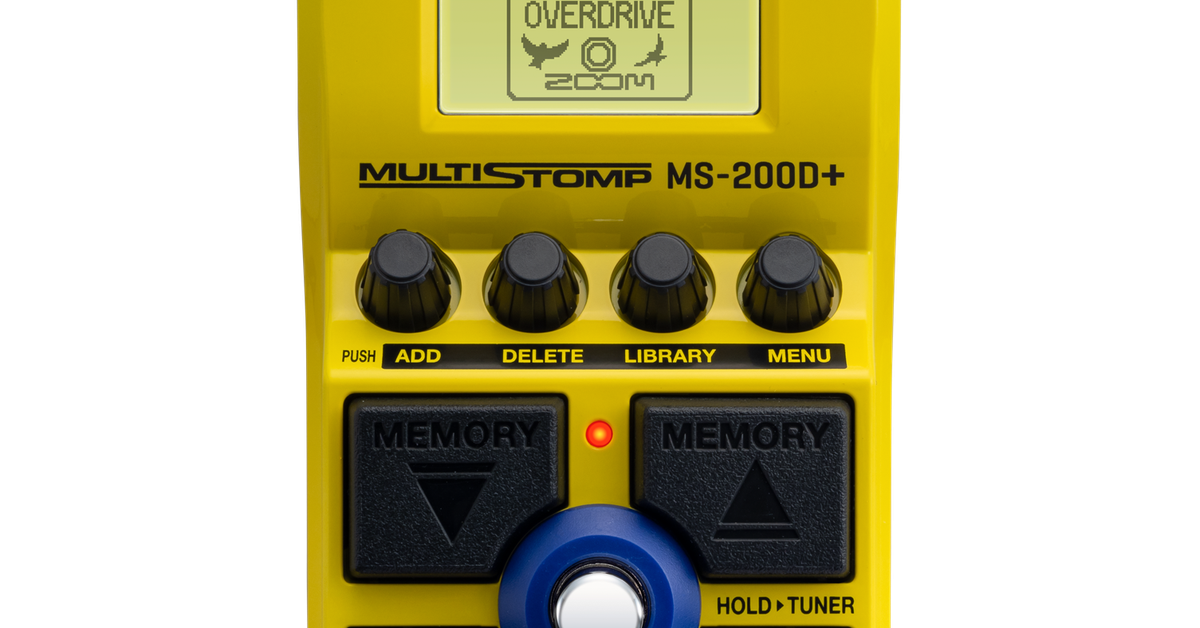 MS-200D+ MultiStomp for Guitarists | ZOOM