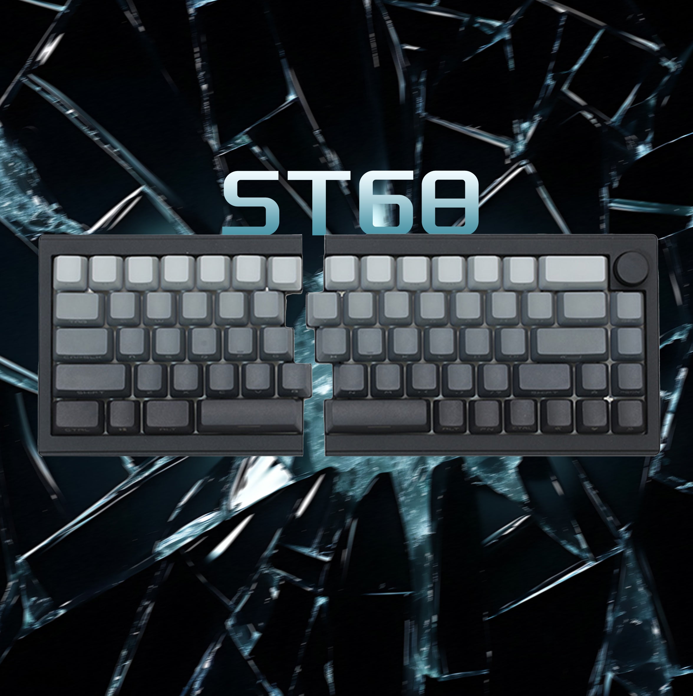 ST68 スプリットキーボード