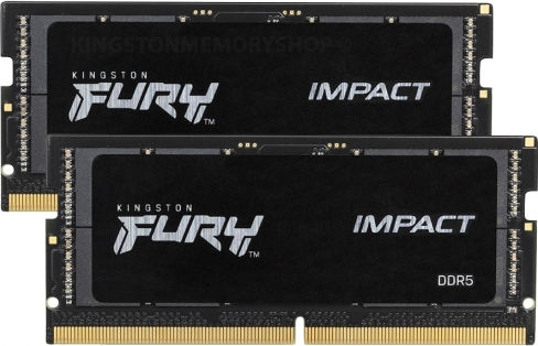Kingston Fury Impact 16GB DDR5 RAM cu 2 module (2x8GB) și Viteză
