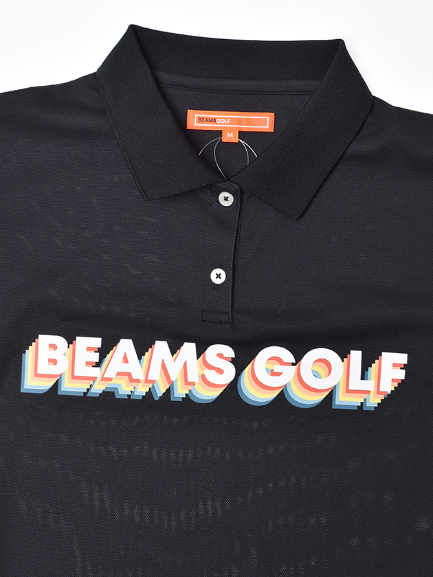 ビームスゴルフ グラデロゴポロシャツ 83-02-0032-336（ホワイト