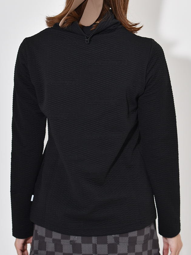 ニューバランスゴルフ ロゴキルトジャカード長袖モックネック 012
